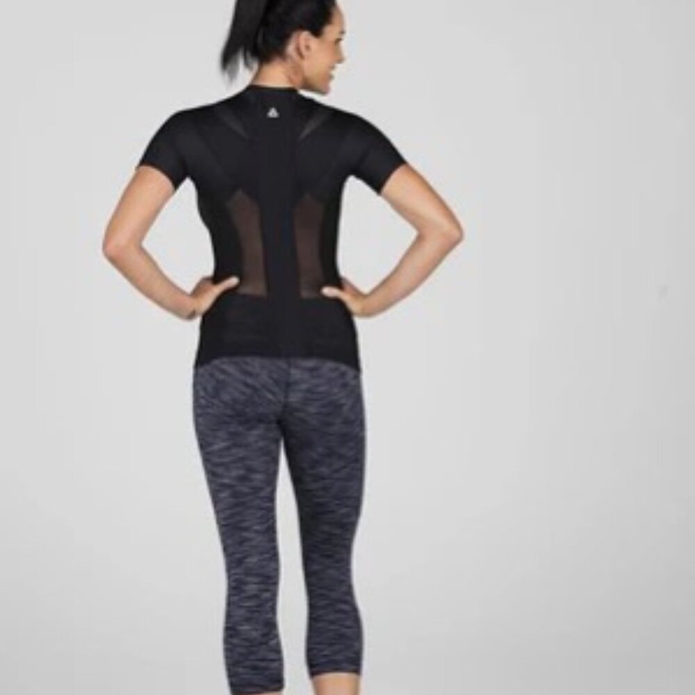 Align MD Posture Shirt 2.0  Women's Black Short Sleeve Tee - Picture 4 of 9